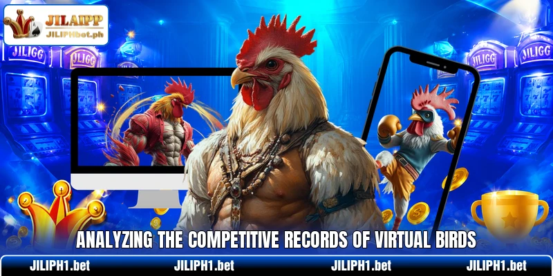 Analyzing the competitive records of virtual birds