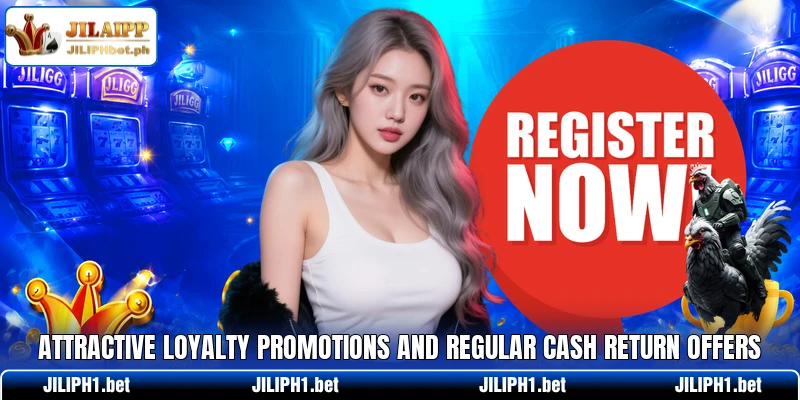 Attractive loyalty promotions and regular cash return offers