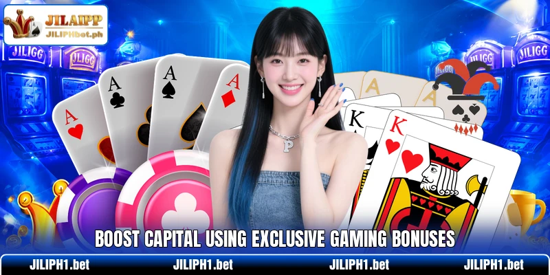 Boost capital using exclusive gaming bonuses