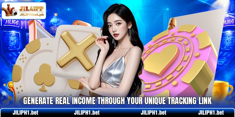 Generate real income through your unique tracking link
