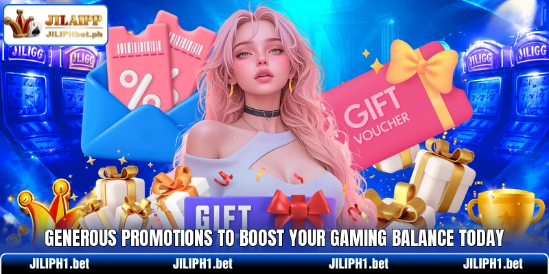 Generous promotions to boost your gaming balance today