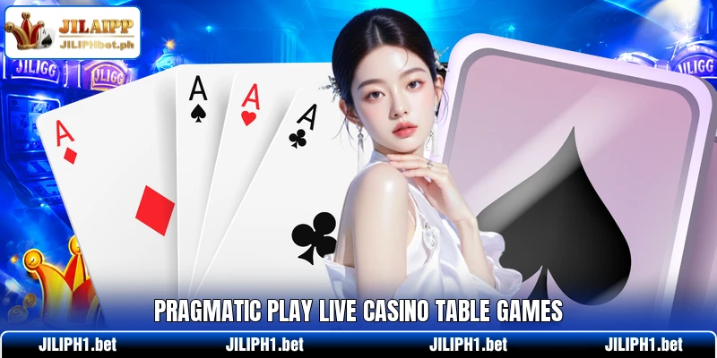 Pragmatic play live casino table games