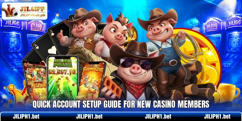 Quick account setup guide for new casino members