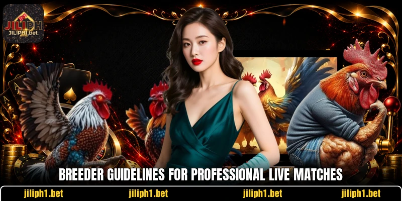 Breeder guidelines for professional live matches