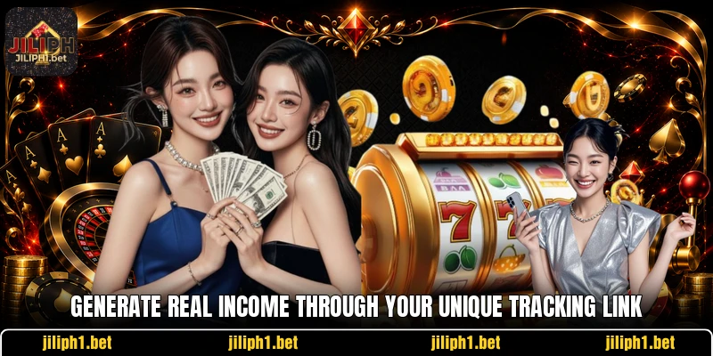 Generate real income through your unique tracking link