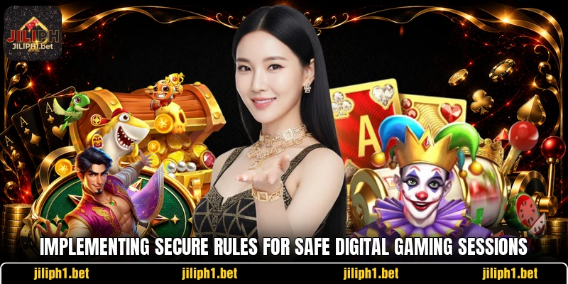 Implementing secure rules for safe digital gaming sessions