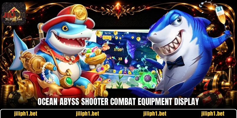 Ocean Abyss Shooter combat equipment display