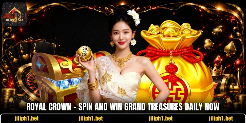 Royal Crown - Spin And Win Grand Treasures Daily Now