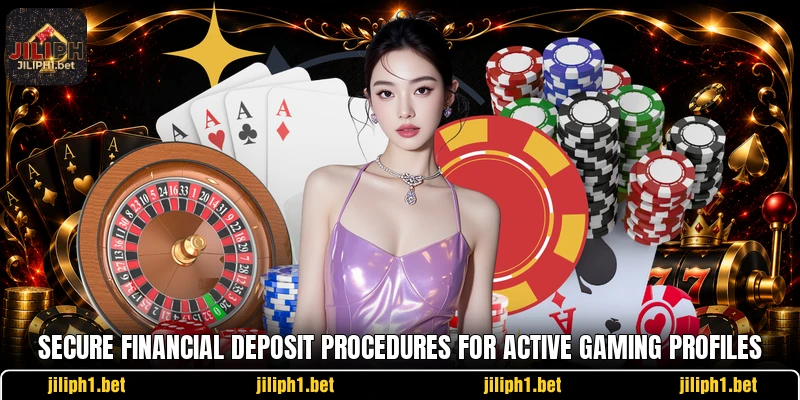 Secure financial deposit procedures for active gaming profiles