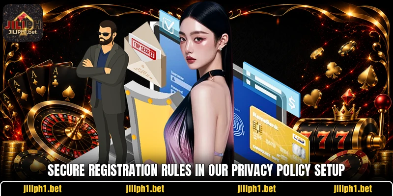 Secure registration rules in our privacy policy setup Secure registration rules in our privacy policy setup