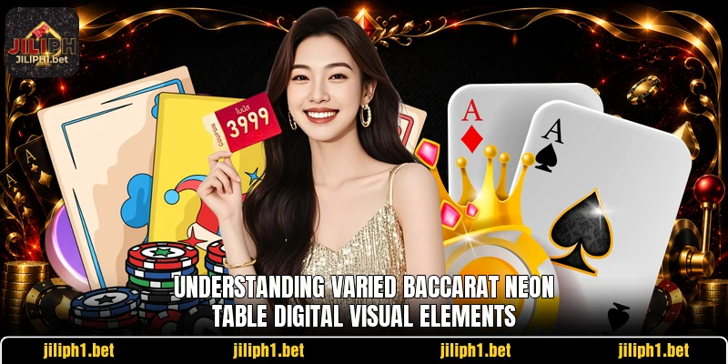 Understanding varied Baccarat Neon Table digital visual elements